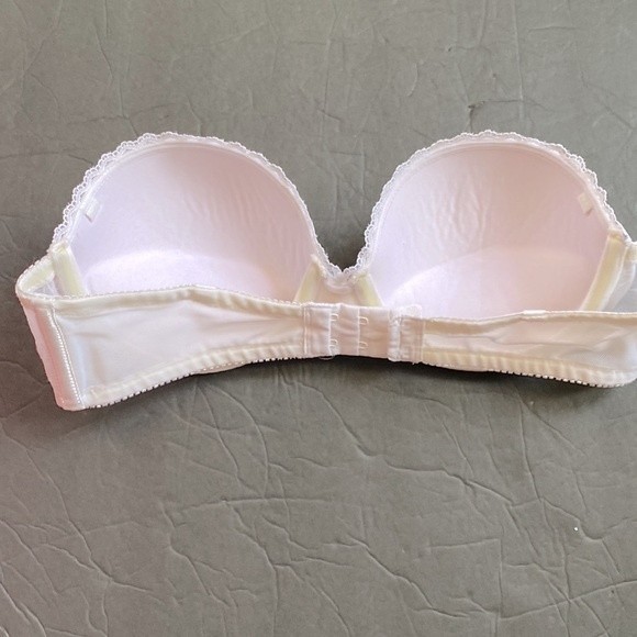 Lily of France White Strapless Push-up Bra in Size 34B - Picture 7 of 10